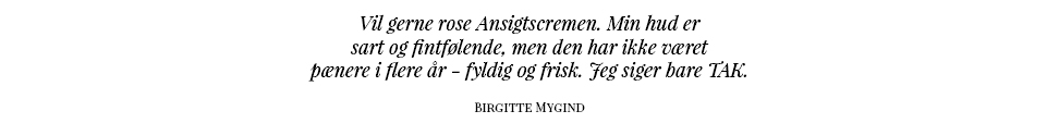A-vitamin ansigtscreme fra Beautyspace - ros fra Birgitte Mygind