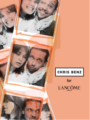 chris_benz_contest_photo Designer Chris Benz og model for Lancôme, Elettra Rossellini Wiedermann