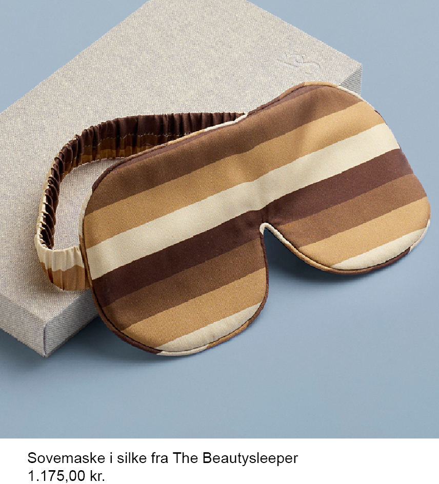 Sovemaske i silke på Beautyspace
