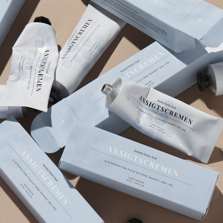 A-vitamin ansigtscreme med duo A-vitamin