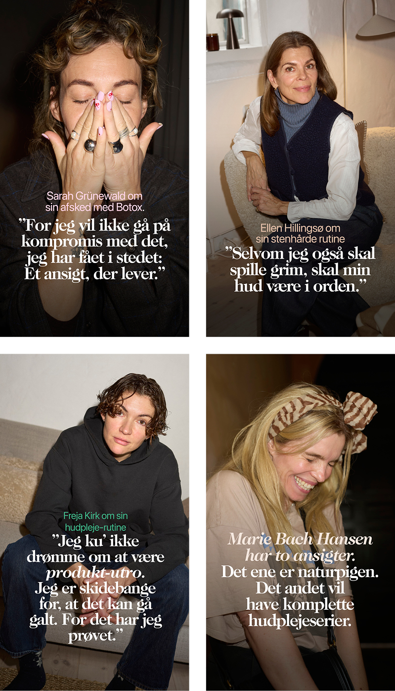 Beautyspace interviews med Sarah Grunevald, Ellen Hillingsø, Freja Kirk og Marie Bach Hansen